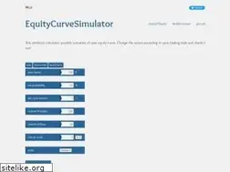 Sites similar to equitycurvesimulator.com