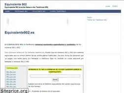 Sites similar to equivalente902.es