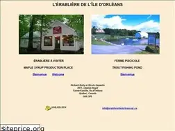 Sites similar to erabliereiledorleans.qc.ca
