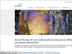 Sites similar to eramet.no