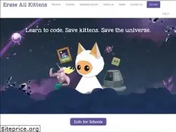Sites similar to eraseallkittens.com