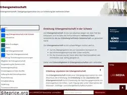 Sites similar to erben-gemeinschaft.ch