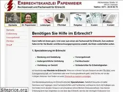 Sites similar to erbrecht-papenmeier.de