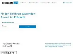 Sites similar to erbrechtsinfo.com