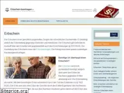 Sites similar to erbschein-beantragen.de