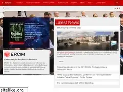 Sites similar to ercim.fr