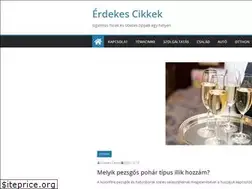 Sites similar to erdekescikkek.hu
