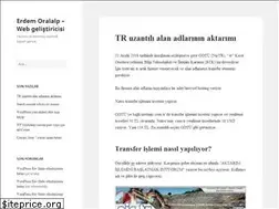 Sites similar to erdemoralalp.com