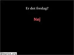 Sites similar to erdetfredag.dk
