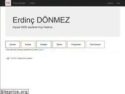 Sites similar to erdincdonmez.com