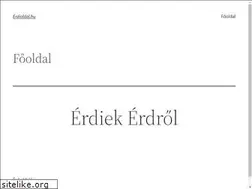 Sites similar to erdioldal.hu