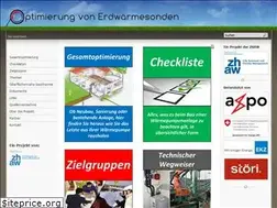 Sites similar to erdsondenoptimierung.ch