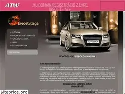 Sites similar to eredet-vizsga.atw.hu