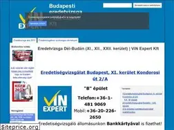 Sites similar to eredetisegvizsga.vinexpert.hu