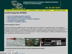Sites similar to eredetvizsga.hu