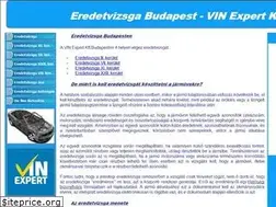 Sites similar to eredetvizsga.vinexpert.hu