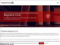 Sites similar to eregistrocivil.es