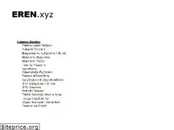 Sites similar to eren.xyz