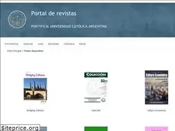Sites similar to erevistas.uca.edu.ar