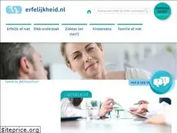 Sites similar to erfelijkheid.nl