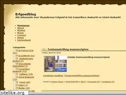 Sites similar to erfgoedblog.be