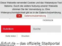 Sites similar to erfurt.de