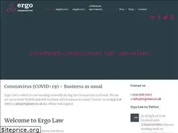 Sites similar to ergolaw.co.uk
