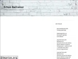 Sites similar to erhanballieker.com