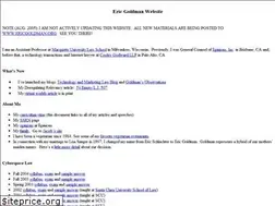 Sites similar to eric_goldman.tripod.com