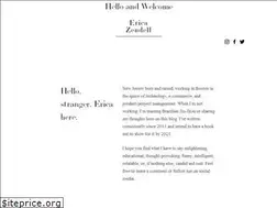 Sites similar to erica-zendell.com