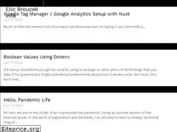 Sites similar to ericbroucek.us