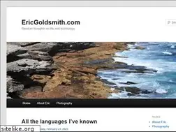 Sites similar to ericgoldsmith.com