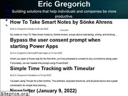 Sites similar to ericgregorich.com