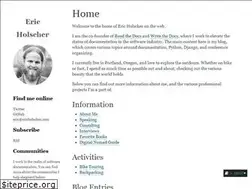 Sites similar to ericholscher.com