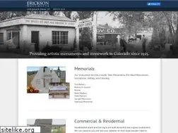 Sites similar to ericksonmonuments.com