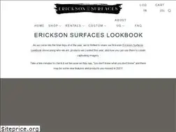 Sites similar to ericksonsurfaces.com