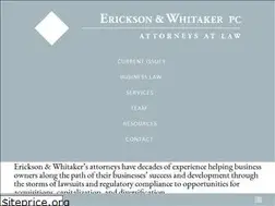 Sites similar to ericksonwhitaker.com