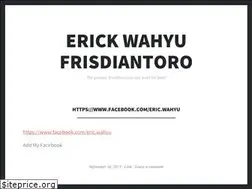 Sites similar to erickwahyufris.wordpress.com