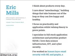 Sites similar to ericmills.io