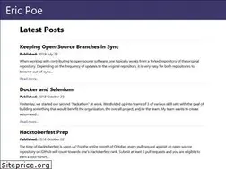 Sites similar to ericpoe.com