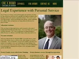 Sites similar to ericrbrownlaw.com