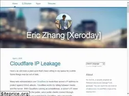 Sites similar to ericzhang.me