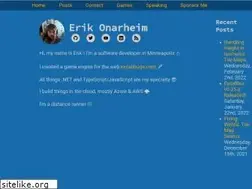 Sites similar to erikonarheim.com