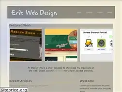 Sites similar to erikwebdesign.com