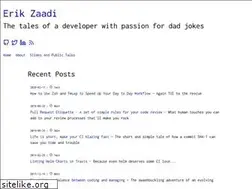 Sites similar to erikzaadi.com