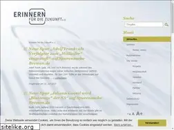 Sites similar to erinnernfuerdiezukunft.de
