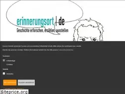 Sites similar to erinnerungsort.de