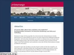 Sites similar to erinnerungszeit.de
