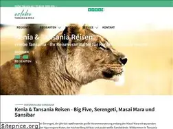 Sites similar to erlebe-tansania.de