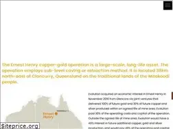 Sites similar to ernesthenrymining.com.au